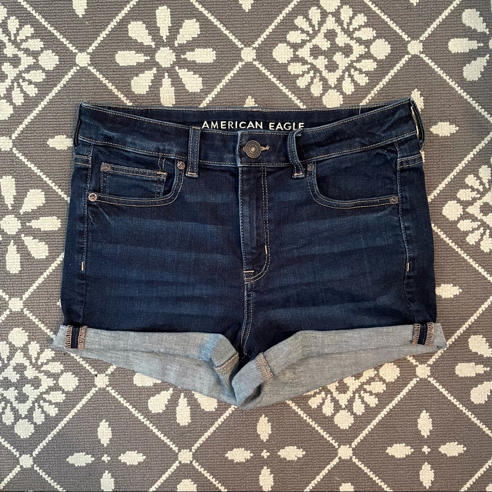 AE Ne(x)t Level High-Waisted Denim Short Short